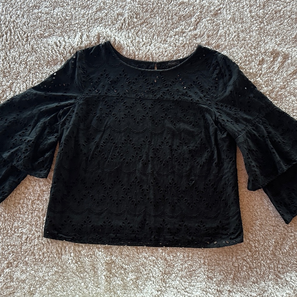 Ann Taylor Eyelet Top